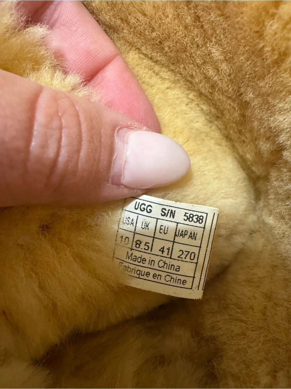 UGG soft suede